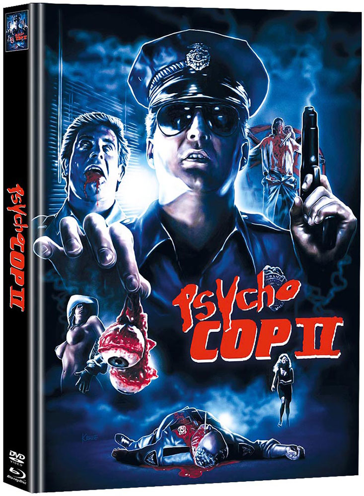 Psycho Cop 2 - Cover B - Mediabook (Blu-Ray+DVD) - Limited 111 Edition Psycho Cop 2 - Cover B - Mediabook (Blu-Ray+DVD) - Limited 111 Edition