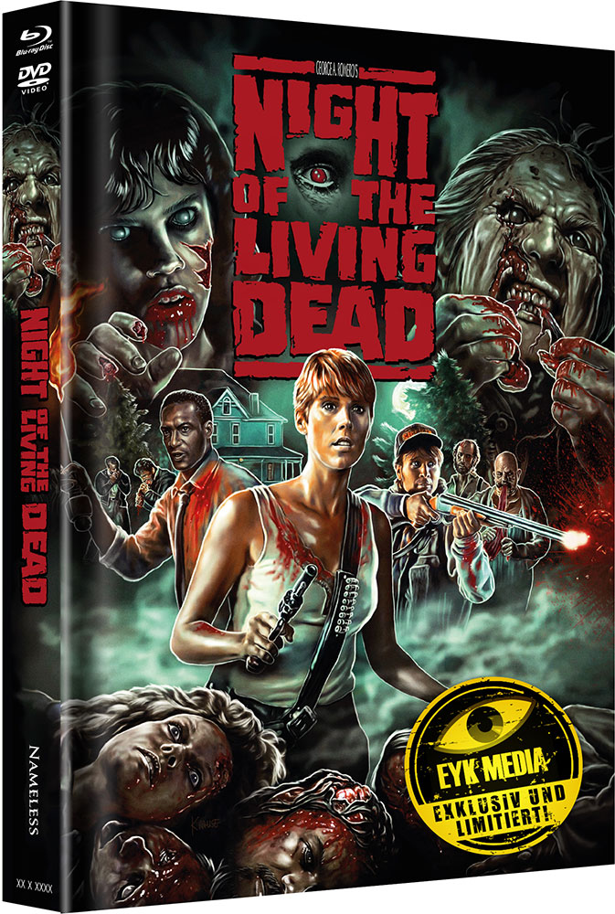 Night Of The Living Dead (1990) (Blu-Ray+DVD) - Cover H - Mediabook (Wattiert) - Limited 500 Edition Night Of The Living Dead (1990) (Blu-Ray+DVD) - Cover H - Mediabook (Wattiert) - Limited 500 Edition