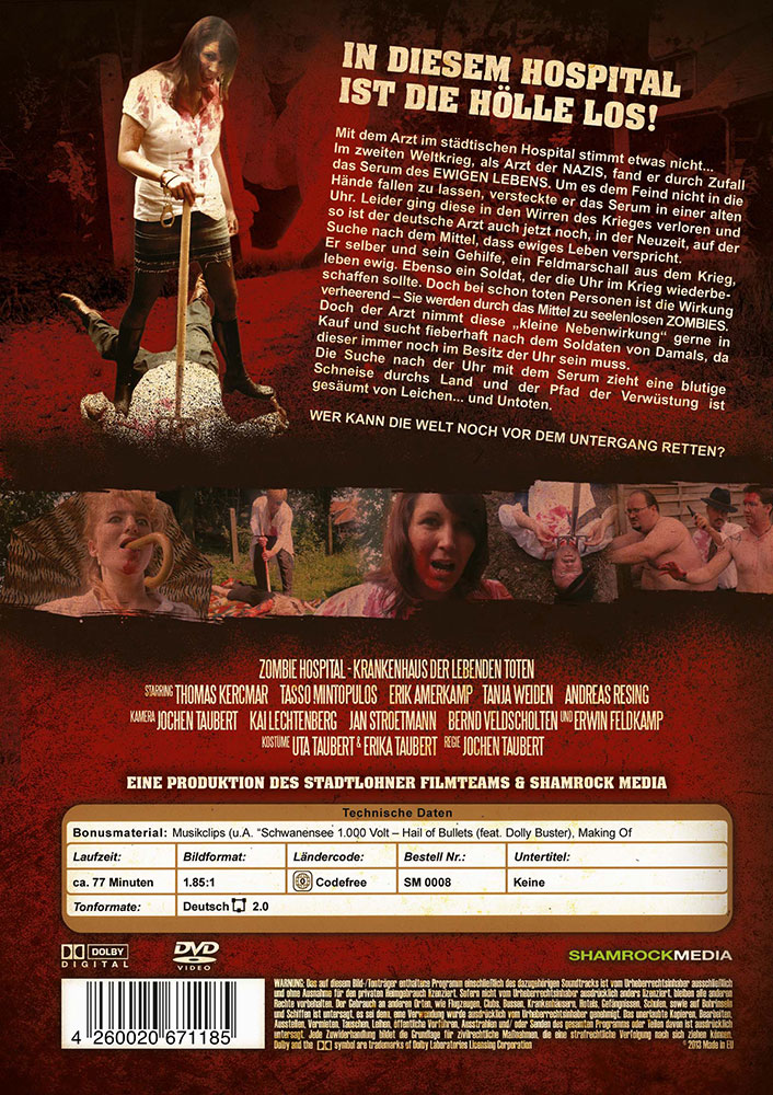 Zombie-Hospital - Schuber - Uncut