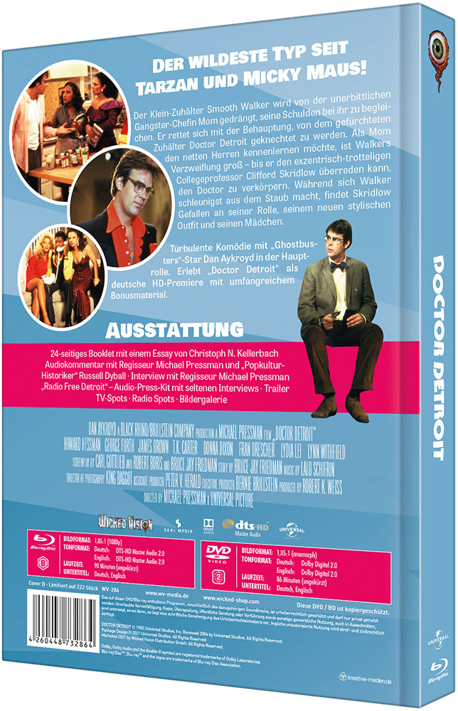 Dr. Detroit - Cover B - Mediabook (Blu-Ray+DVD) - Limited 222 Edition Dr. Detroit - Cover B - Mediabook (Blu-Ray+DVD) - Limited 222 Edition