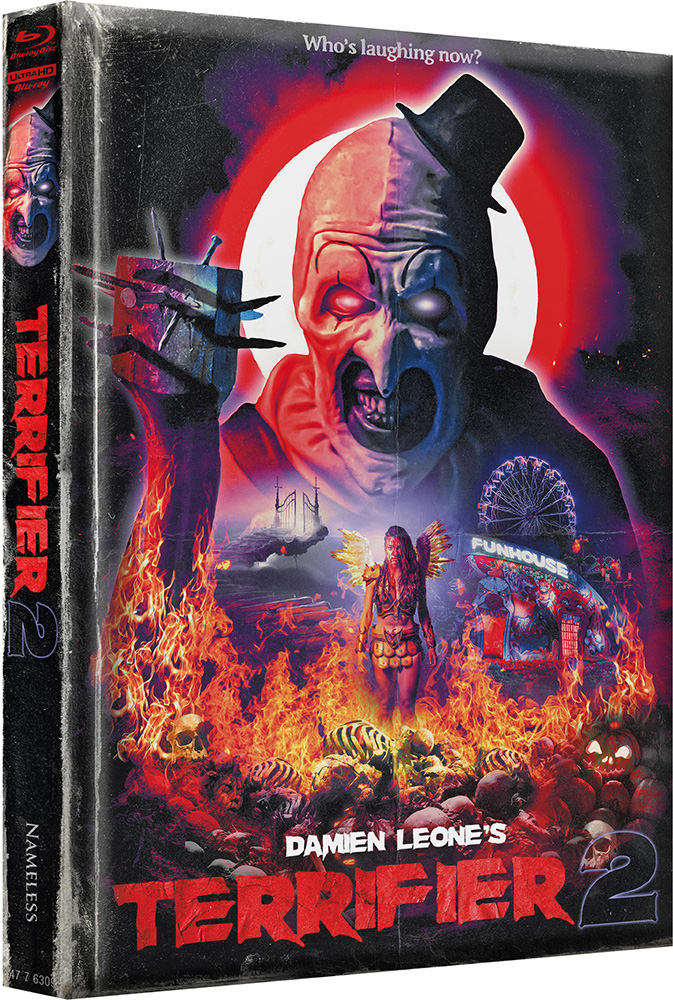 Terrifier 2 - Cover H - Mediabook (Wattiert) (4K UHD+Blu-Ray) - B-Ware ohne Limitierungsnummer! Terrifier 2 - Cover H - Mediabook (Wattiert) (4K UHD+Blu-Ray) - B-Ware ohne Limitierungsnummer!