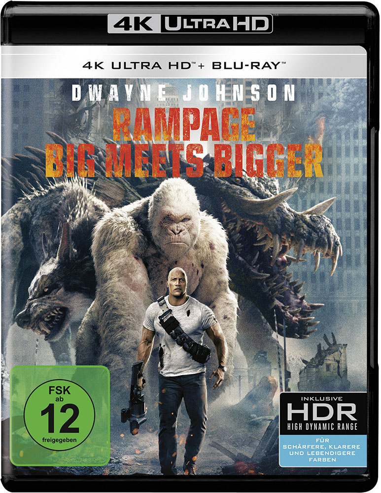 Rampage - Big Meets Bigger (4K UHD+Blu-Ray)