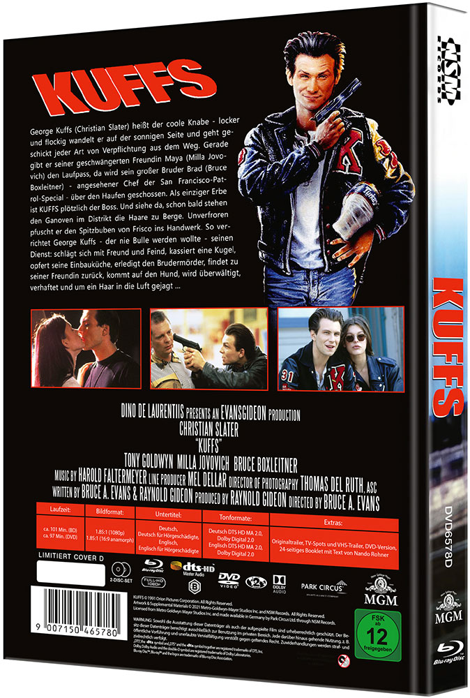 Kuffs - Ein Kerl zum Schießen (Blu-Ray+DVD) - Cover D - Mediabook - Limited 333 Edition Kuffs - Ein Kerl zum Schießen (Blu-Ray+DVD) - Cover D - Mediabook - Limited 333 Edition