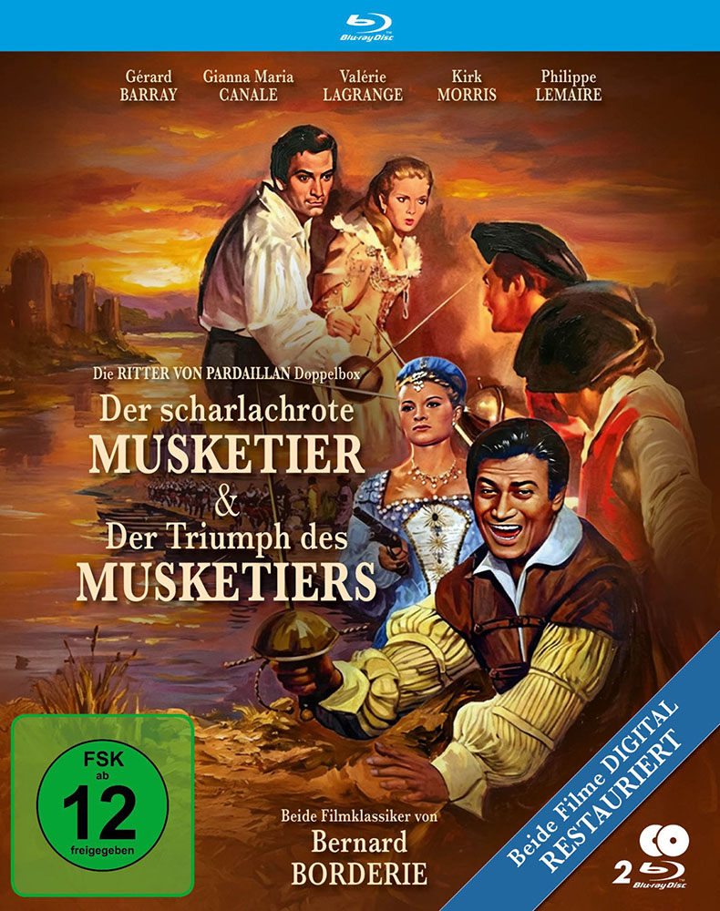 Die Ritter von Pardaillan Doppelbox: Der scharlachrote Musketier  & Der Triumph des Musketiers (Blu-Ray) (2Discs)