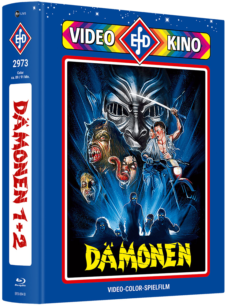 Demons 1+2 (Blu-ray) (2Discs) - Cover B - Mediabook - Limited 222 Edition