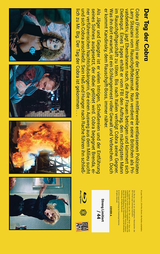 Der Tag der Cobra (Blu-Ray) - Cover A - große Hartbox - Limited 44 Edition