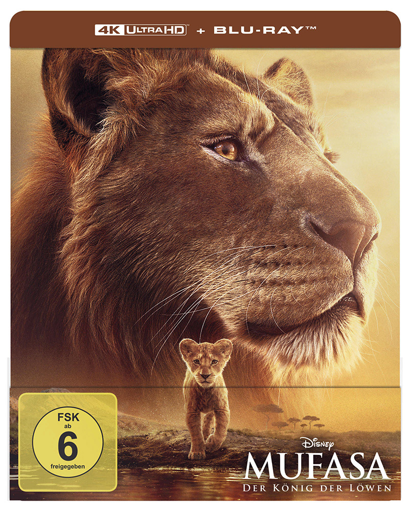 Mufasa: Der König der Löwen (4K UHD+Blu-Ray) - Steelbook - Limited Edition