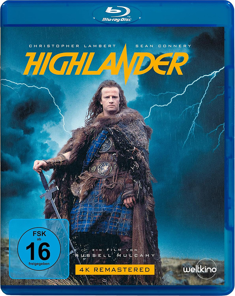 Highlander (Blu-Ray) - 4K Remastered