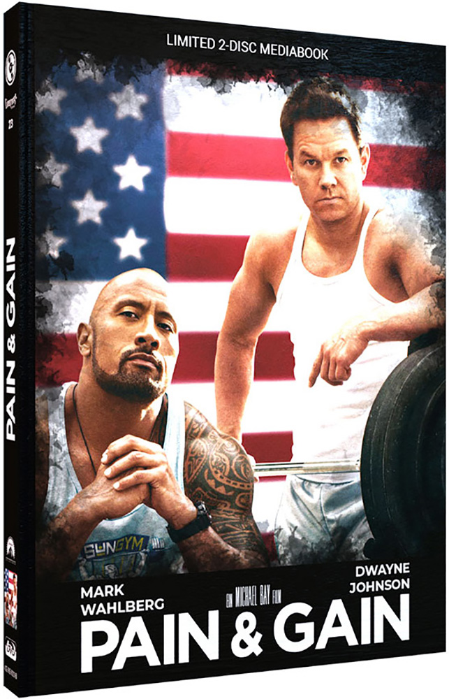 Pain & Gain (Blu-Ray+DVD) - Cover B - Mediabook - Limited 333 Edition Pain & Gain (Blu-Ray+DVD) - Cover B - Mediabook - Limited 333 Edition