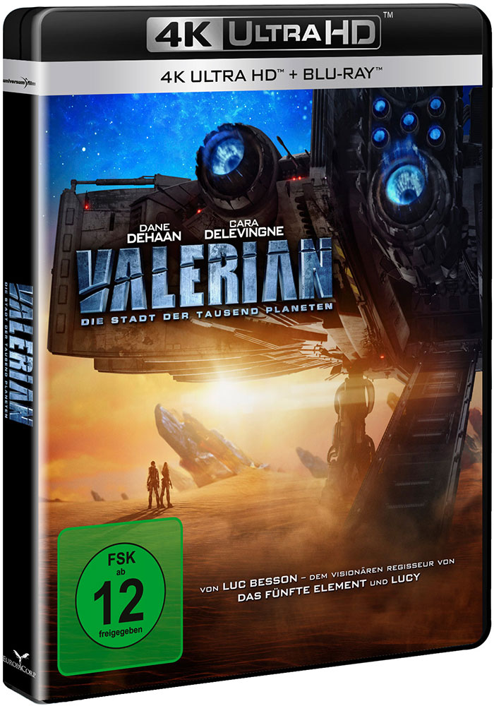 Valerian - Die Stadt der tausend Planeten (4K UHD+Blu-Ray)