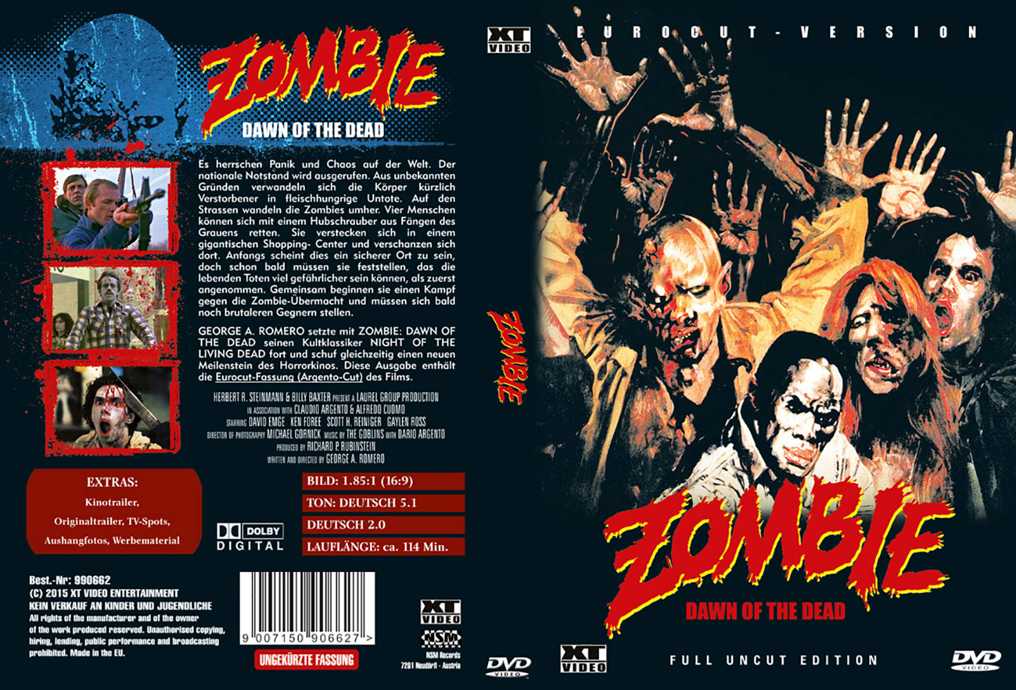 Zombie - Dawn Of The Dead - Eurocut Version - kleine Hartbox