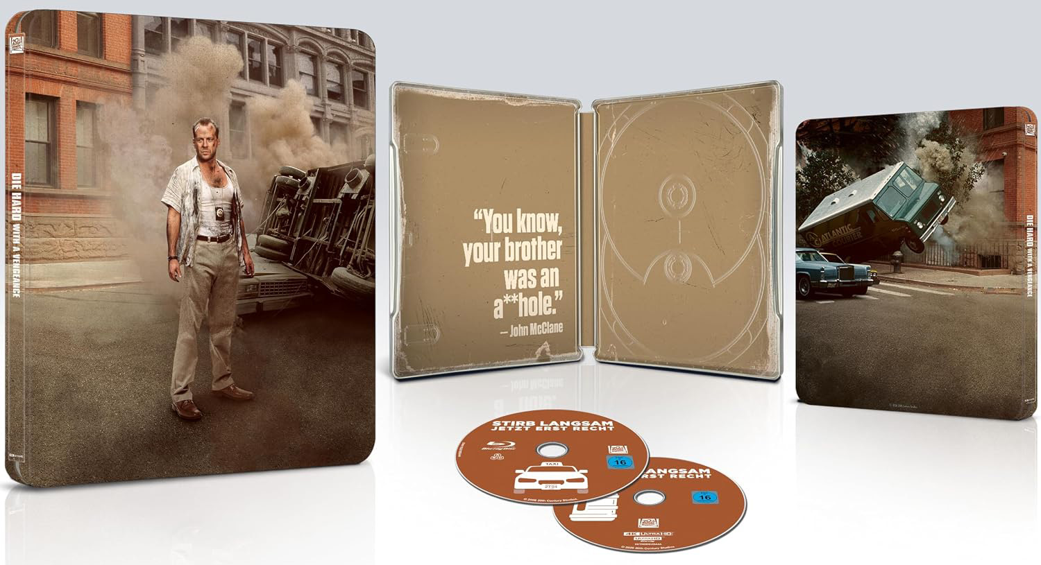 Stirb langsam 3 - Jetzt erst recht (4K UHD+Blu-Ray) - Limited SteelBook Edition