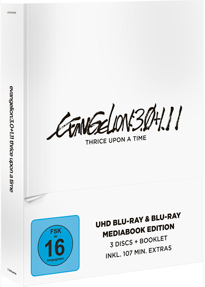Evangelion: 3.0+1.11 Thrice Upon a Time (4K UHD+Blu-Ray) (3Discs) - Mediabook - Limited Special Edition Evangelion: 3.0+1.11 Thrice Upon a Time (4K UHD+Blu-Ray) (3Discs) - Mediabook - Limited Special Edition