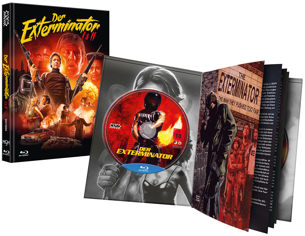 Exterminator 1 & 2 (Blu-Ray) (2Discs) - Cover A - Mediabook - Limited 222 Edition - Uncut Exterminator 1 & 2 (Blu-Ray) (2Discs) - Cover A - Mediabook - Limited 222 Edition - Uncut