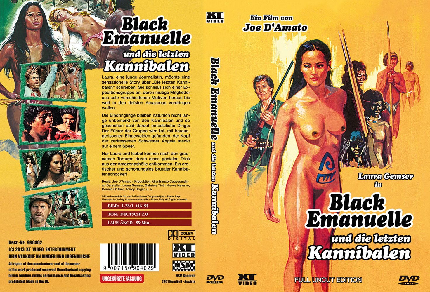 Black Emanuelle und die letzten Kanniblen - Cover A - kleine Hartbox - Uncut Black Emanuelle und die letzten Kanniblen - Cover A - kleine Hartbox - Uncut