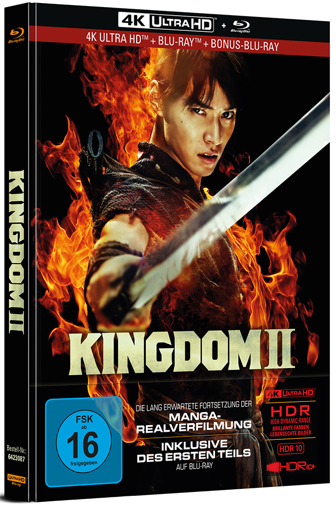 Kingdom 2 - Far And Away (4K UHD+2Blu-Rays) - Mediabook - Limited Edition - inkl. Teil 1 auf Blu-Ray