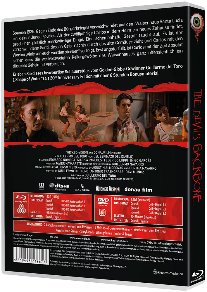 The Devils Backbone (Blu-Ray+DVD) The Devils Backbone (Blu-Ray+DVD)