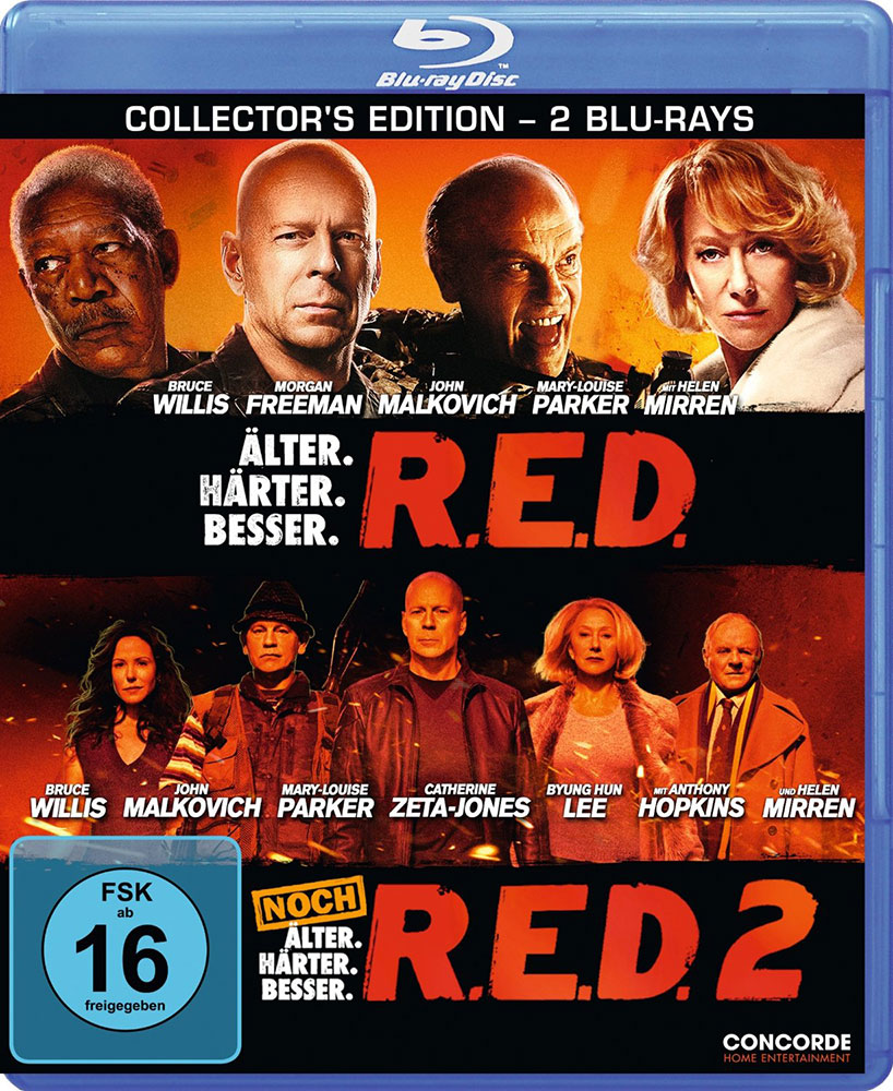 R.E.D. 1&2 (Blu-Ray)