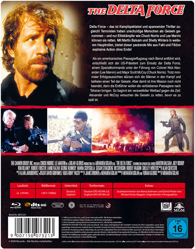 Delta Force 1 (Blu-Ray) - FuturePak - mit 3D-Lenticular Cover