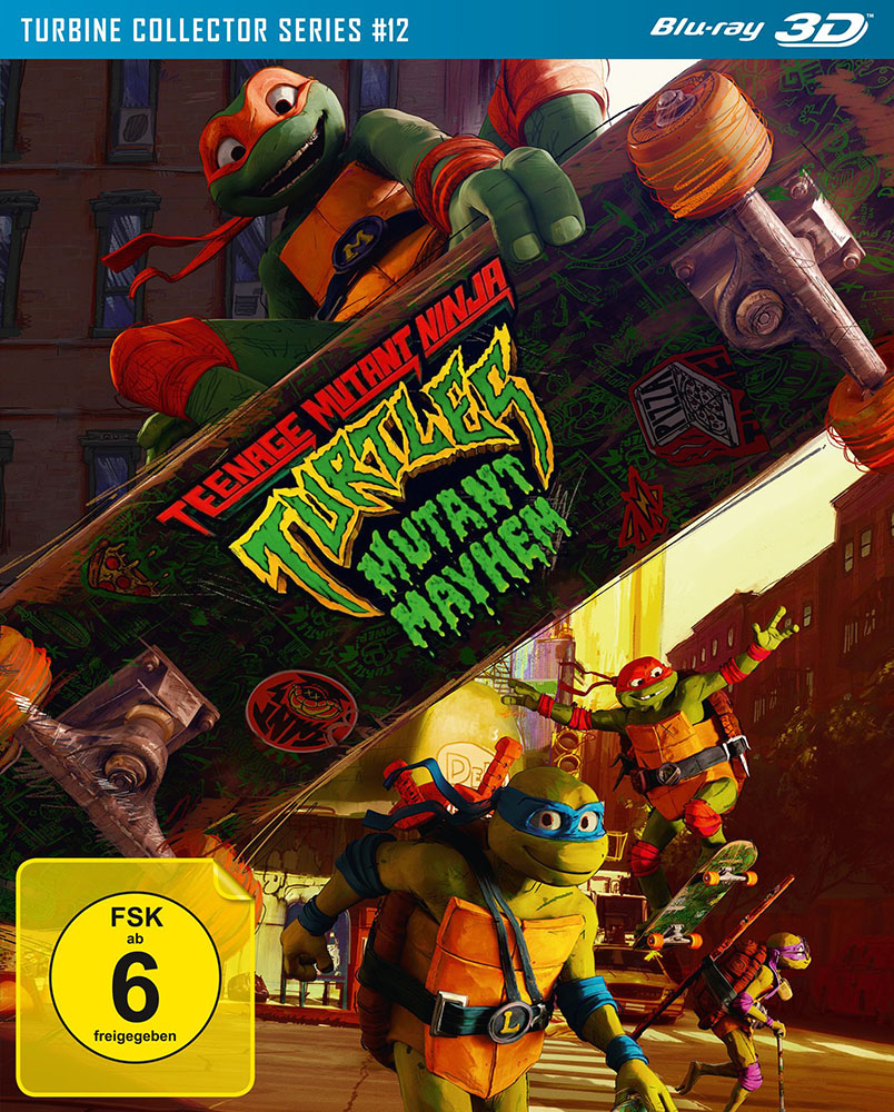 Teenage Mutant Ninja Turtles: Mutant Mayhem (Blu-Ray 3D) - Turbine Collector Series #12 Teenage Mutant Ninja Turtles: Mutant Mayhem (Blu-Ray 3D) - Turbine Collector Series #12