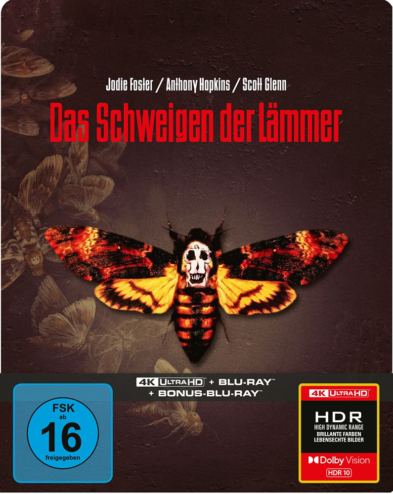 Das Schweigen der Lämmer (4K UHD+2Blu-rays) - SteelBook - Limited Edition