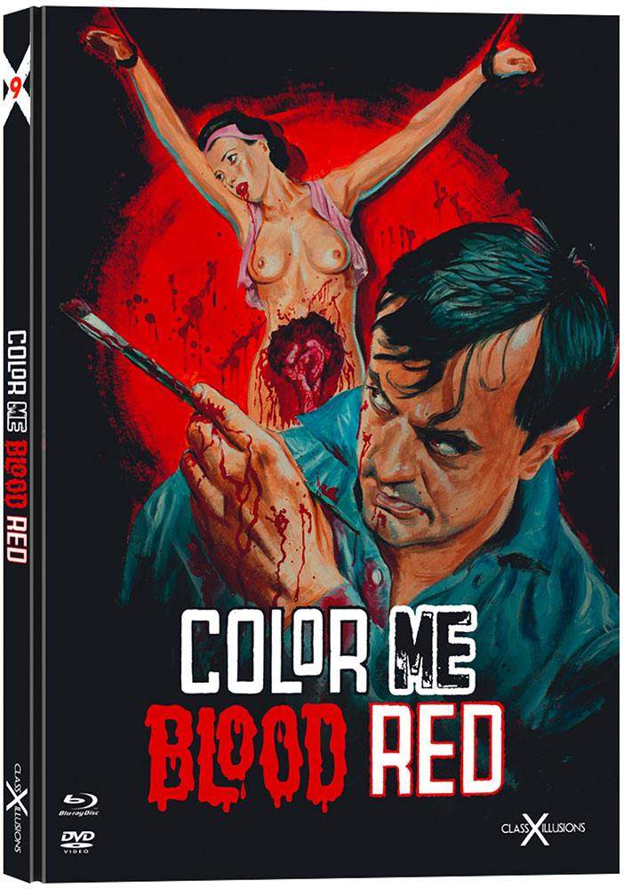 Color Me Blood Red (Blu-Ray+DVD) - Mediabook - Limited 666 Edition - Class-X-Illusions # 9 - Uncut Color Me Blood Red (Blu-Ray+DVD) - Mediabook - Limited 666 Edition - Class-X-Illusions # 9 - Uncut