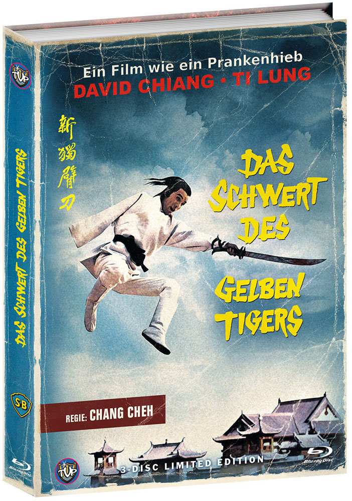 Das Schwert des gelben Tigers (2Blu-Ray+DVD) - Cover B - Mediabook (Wattiert) - Limited 444 Edition - Final Edition