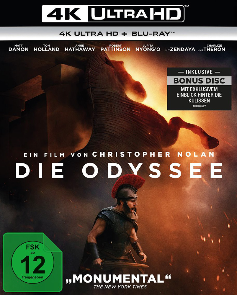 Die Odyssee (4K UHD+2Blu-Rays)