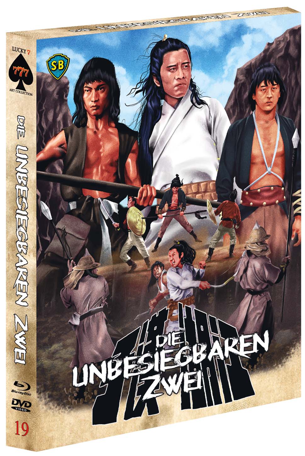 Die unbesiegbaren Zwei (Blu-Ray+DVD) - Limited 777 Edition - Uncut - Art Collection
