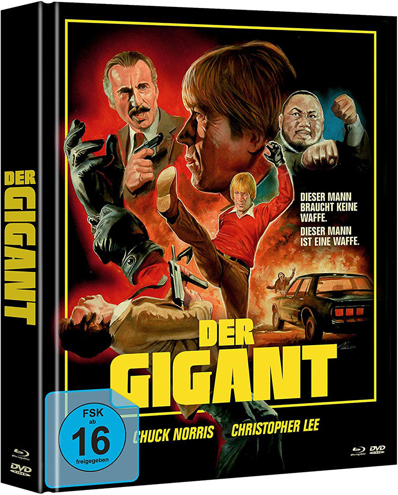 Der Gigant (Blu-Ray+DVD) - Cover A - Mediabook - Unrated Version - Chuck Norris