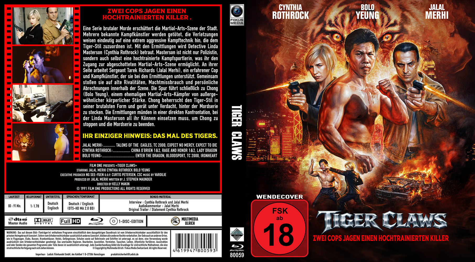 Tiger Claws (Tigerkralle) (Blu-Ray)