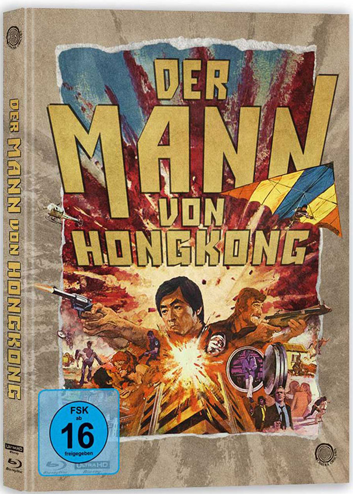 Der Mann von Hongkong (The Dragon Flies) (4K UHD+Blu-Ray) - Cover A - Mediabook - Limited 1250 Edition - Uncut