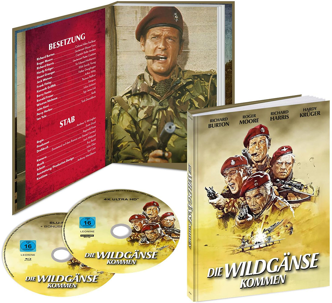 Die Wildgänse kommen (4K UHD+Blu-Ray) - Mediabook - Limited Edition