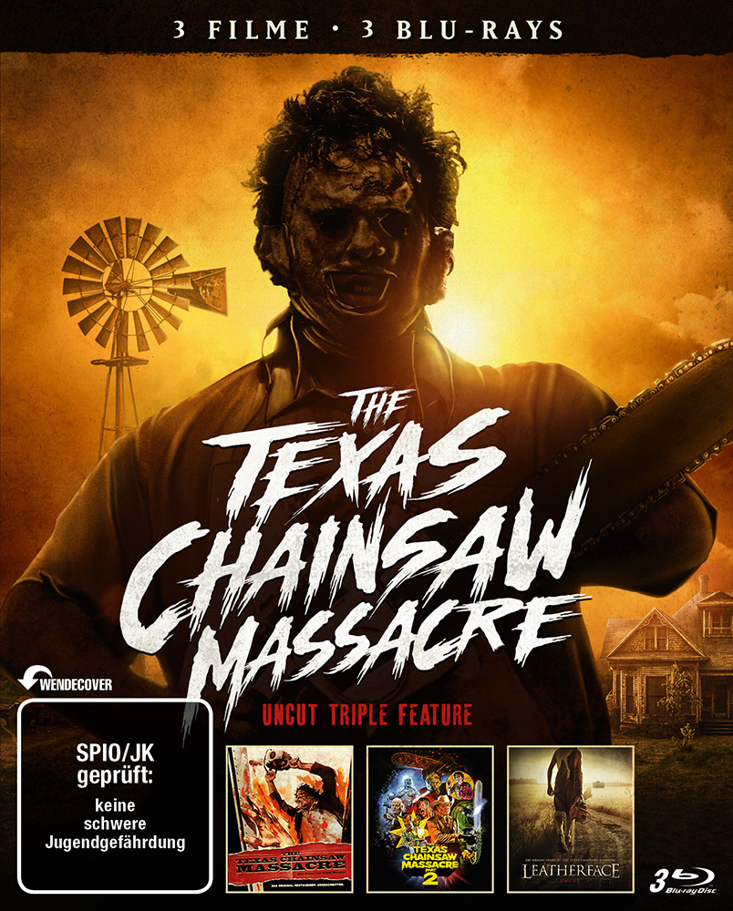 Texas Chainsaw Massacre Uncut Triple-Feature (Blu-Ray) (3Discs)
