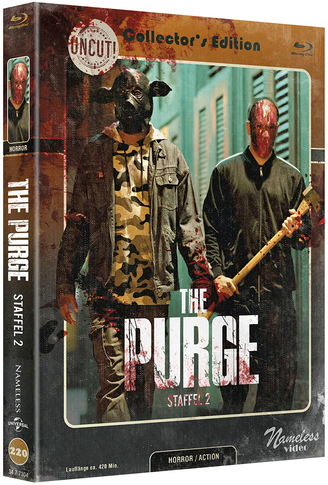 The Purge - Die Säuberung - Staffel 2 (Blu-Ray) (2Discs) - Cover C - Mediabook - Limited 333 Edition