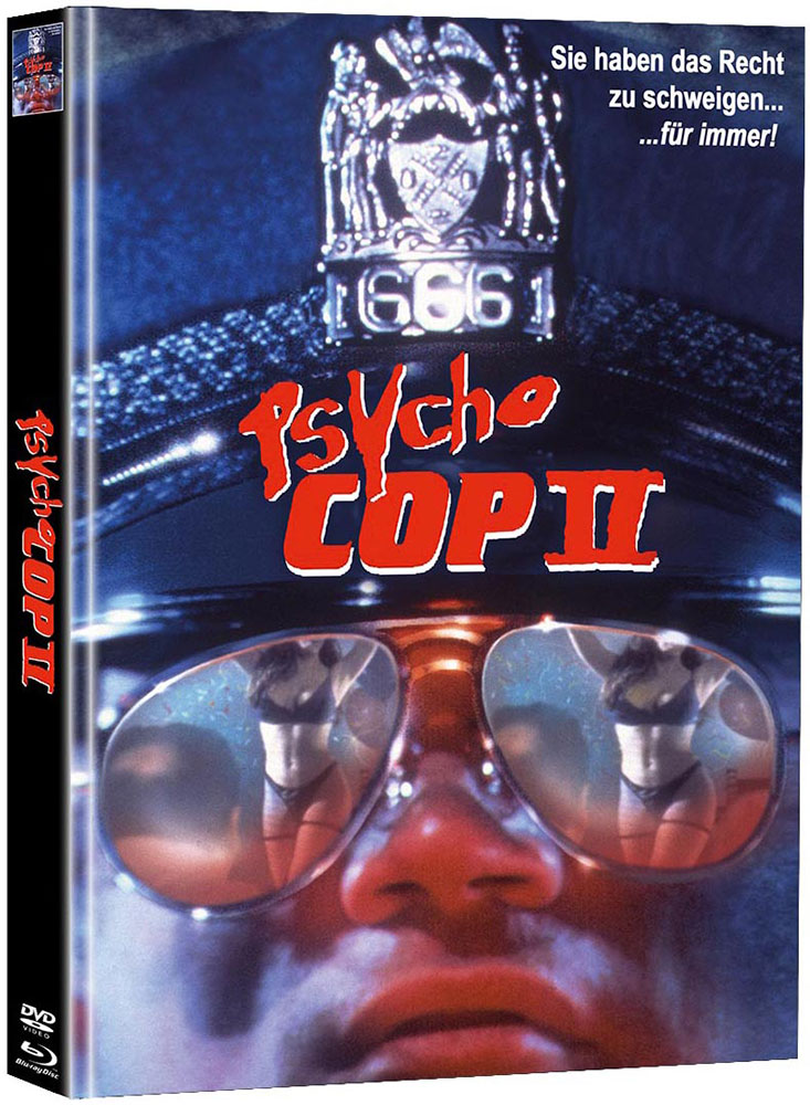 Psycho Cop 2 - Cover C - Mediabook (Blu-Ray+DVD) - Limited 111 Edition Psycho Cop 2 - Cover C - Mediabook (Blu-Ray+DVD) - Limited 111 Edition