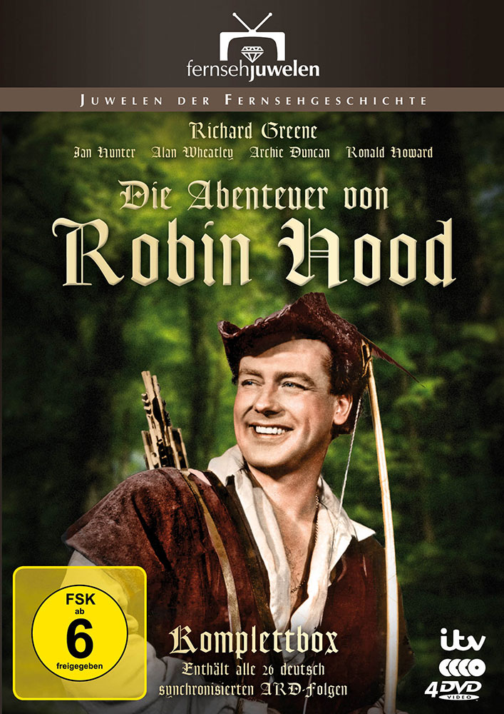Die Abenteuer von Robin Hood (s/w) - Gesamtedition (4DVD)