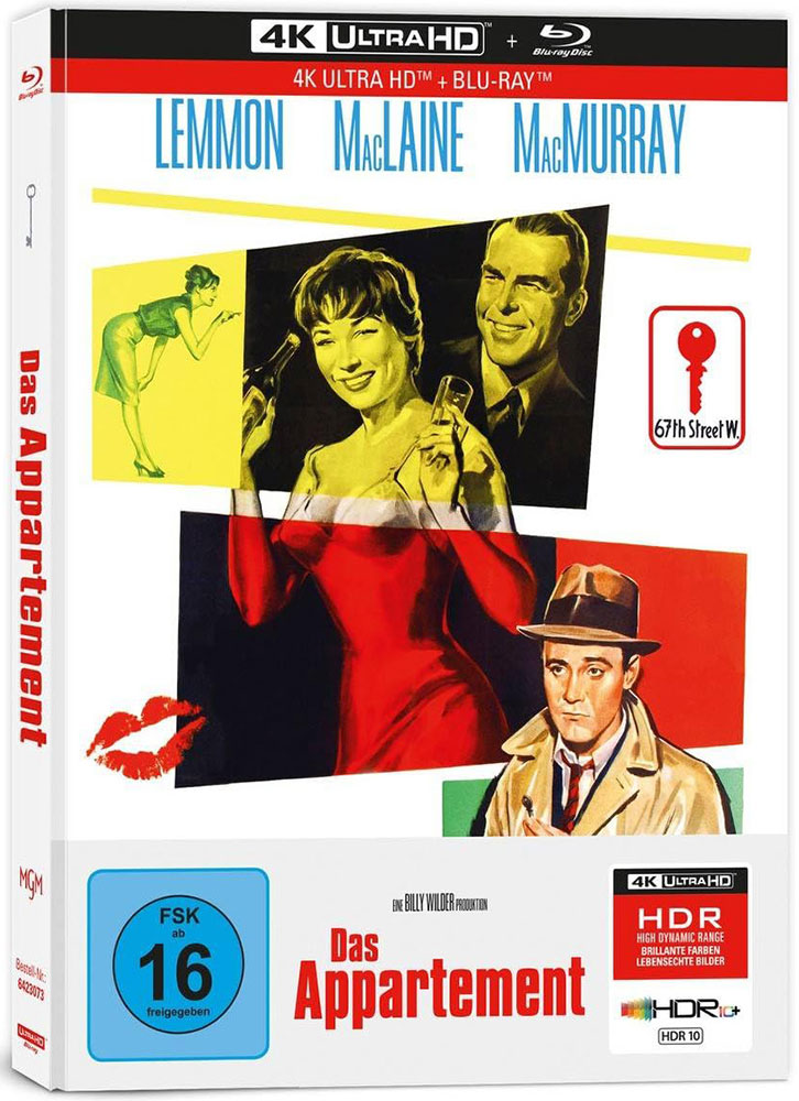 Das Appartement (4K UHD+Blu-Ray) - Limited Mediabook Edition Das Appartement (4K UHD+Blu-Ray) - Limited Mediabook Edition