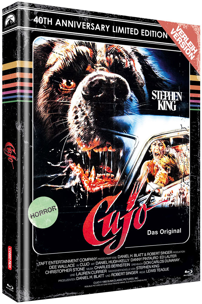 Stephen Kings Cujo - Cover J - Mediabook (Blu-Ray) (2Discs) - Limited 333 Edition - Kinofassung & Directors Cut - Uncut