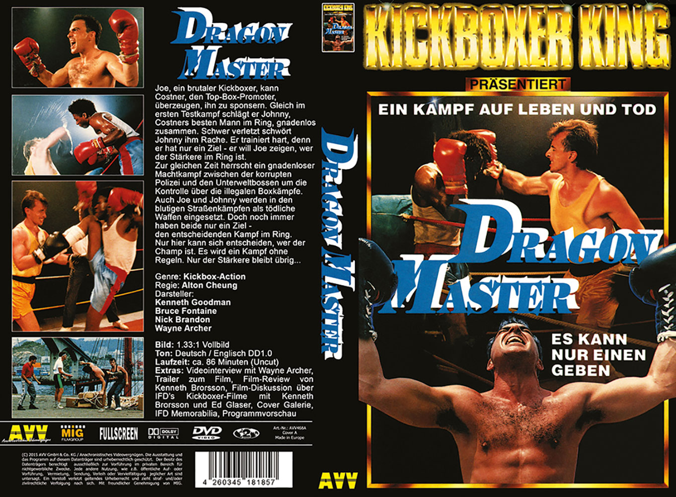 Kickboxer King - Dragon Master - große Hartbox - Uncut