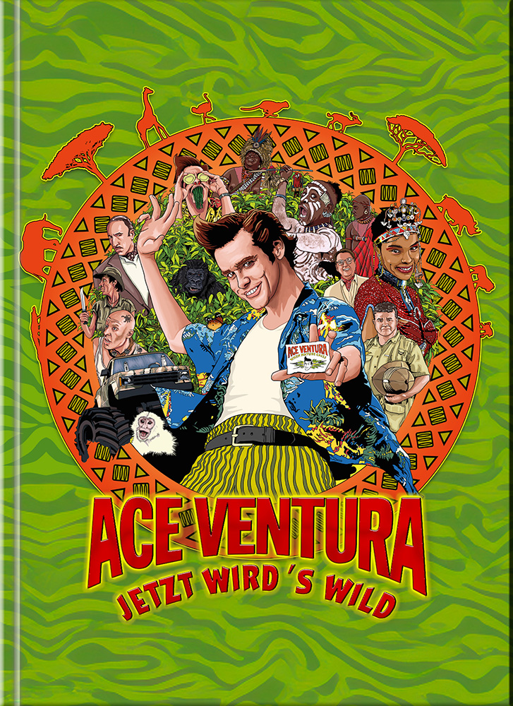 Ace Ventura 2 - Jetzt wird's wild (Blu-Ray+DVD) - Cover B - Mediabook - Limited 111 Edition Ace Ventura 2 - Jetzt wird's wild (Blu-Ray+DVD) - Cover B - Mediabook - Limited 111 Edition