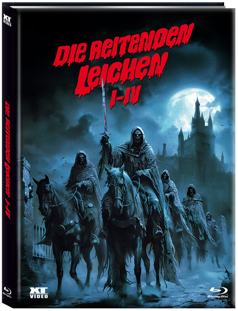 Die Reitenden Leichen - Teil 1-4 (Blu-Ray) (4Discs) - Mediabook - Limited Edition - Uncut