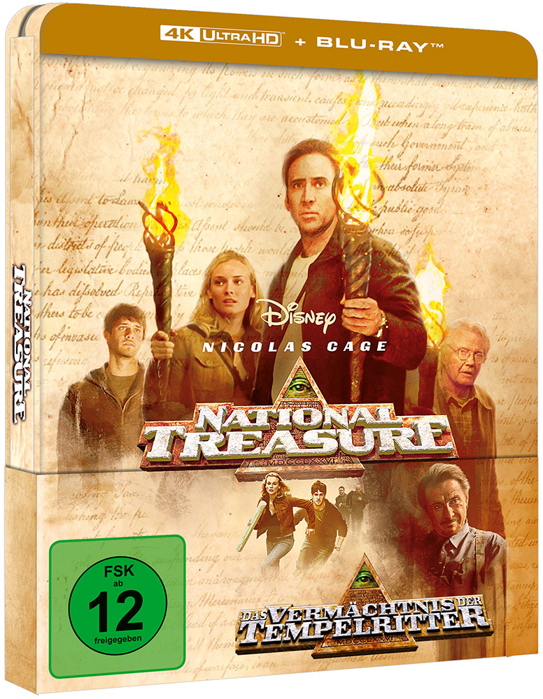 Das Vermächtnis der Tempelritter (4K UHD+Blu-Ray) - SteelBook - Limited Edition