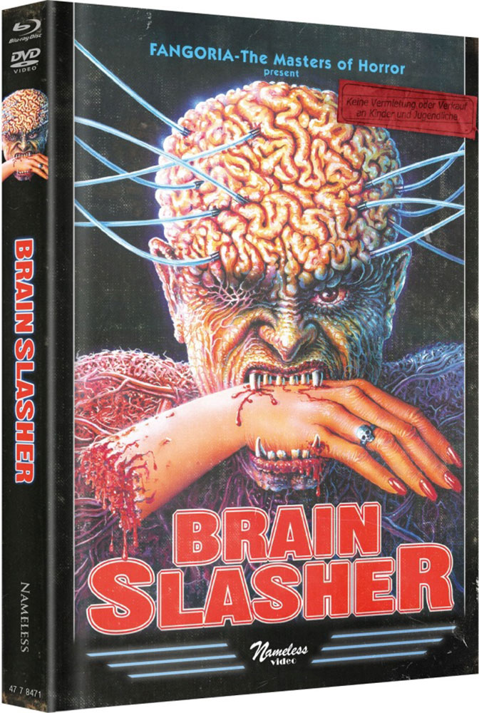 Brain Slasher - Cover D - Mediabook (Wattiert) - (Blu-Ray+DVD) - Limited 555 Edition