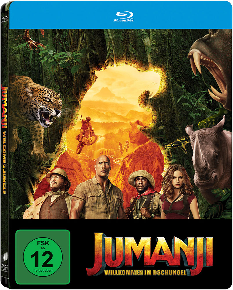 Jumanji: Willkommen im Dschungel (Blu-Ray) - SteelBook