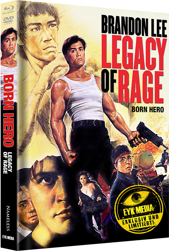 Born Hero - Legacy Of Rage - Cover A - Mediabook (Blu-Ray+DVD) - Limited 500 Edition Born Hero - Legacy Of Rage - Cover A - Mediabook (Blu-Ray+DVD) - Limited 500 Edition