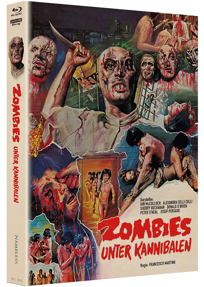 Zombies unter Kannibalen (4K UHD+2Blu-Rays+CD) - Cover H - Mediabook - Limited 444 Edition Zombies unter Kannibalen (4K UHD+2Blu-Rays+CD) - Cover H - Mediabook - Limited 444 Edition
