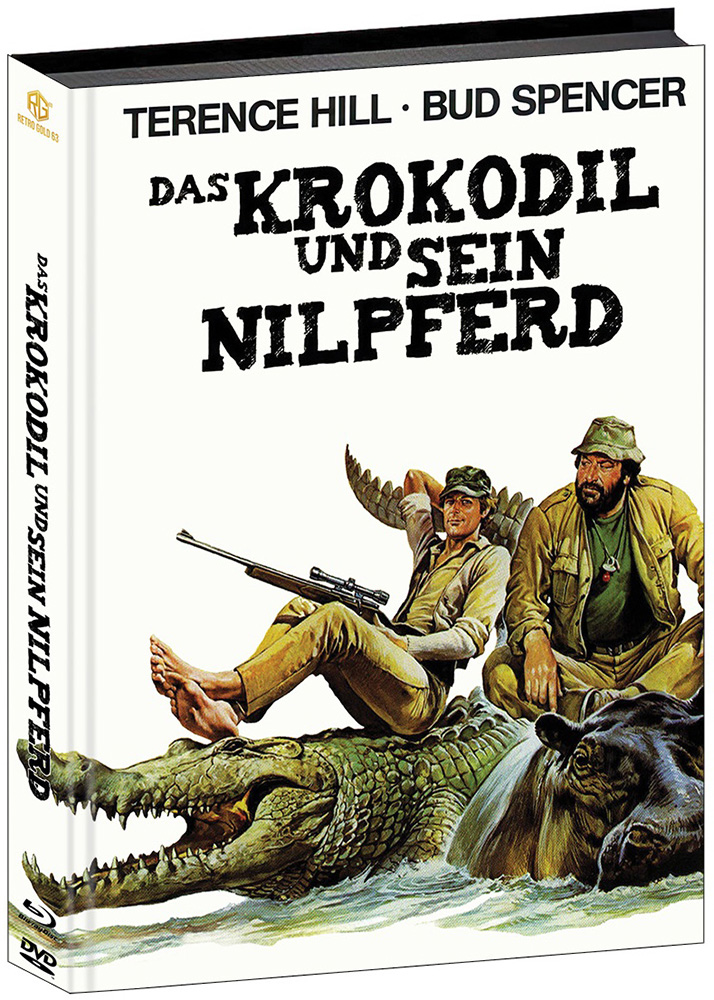 Das Krokodil und sein Nilpferd - Cover B - Mediabook (Wattiert) (Blu-Ray+DVD) - Limited 363 Edition