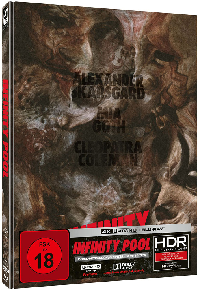 Infinity Pool (4K UHD+Blu-Ray) - Cover A - Mediabook - Limited 666 Edition