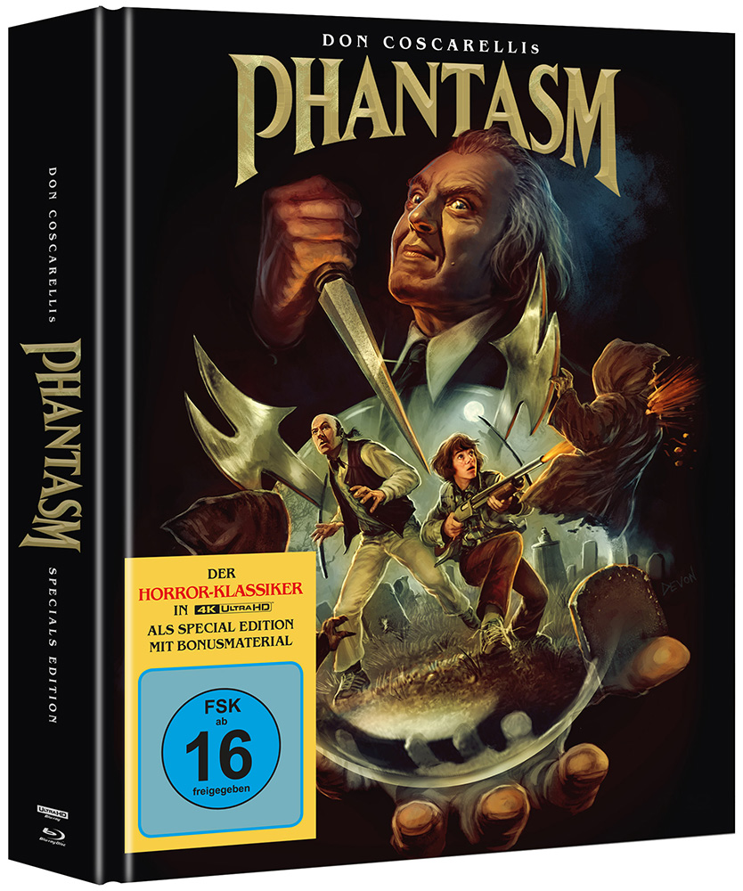 Phantasm - Das Böse (4K UHD+Blu-Ray+DVD) - Mediabook - Limited Edition Phantasm - Das Böse (4K UHD+Blu-Ray+DVD) - Mediabook - Limited Edition